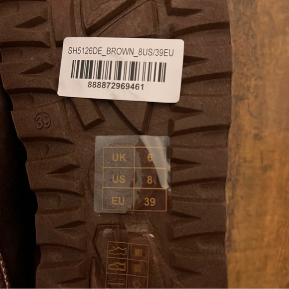 New Chunky Platform‎ Slides-Brown-Size 8 - Picture 7 of 11